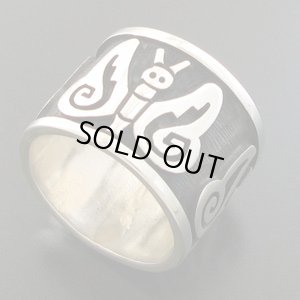 画像2: ホピ族：バタフライデザインリング：【Fernando Puhuhefvaya】19.5号