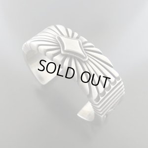 画像1: ナバホ族：極厚サンバーストバングル