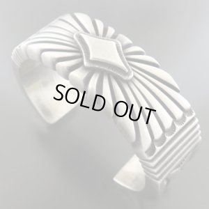 画像2: ナバホ族：極厚サンバーストバングル