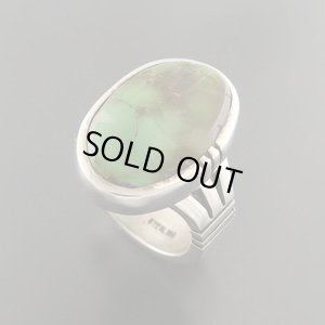 画像1: ナバホ族：ロイストンターコイズリング【Craig Agoodie】Size：16号