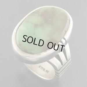 画像2: ナバホ族：ロイストンターコイズリング【Craig Agoodie】Size：16号