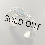 画像: ナバホ族：チャイニーズターコイズバングル【Delbert Gordon】