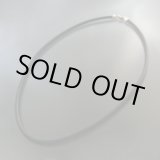 画像: 4mmレザー丸コード&シルバーフック：50cm：既製品