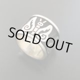 画像: ホピ族：バタフライデザインリング：【Fernando Puhuhefvaya】19.5号