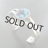 画像: ナバホ族：ガドバーターコイズバングル【Craig Agoodie】