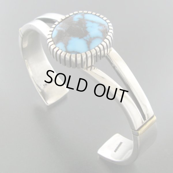 画像2: ナバホ族：ガドバーターコイズバングル【Craig Agoodie】