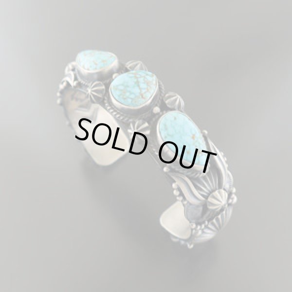 Delbert Gordon ターコイズシルバーバングル Delbert Gordon ターコイズシルバーバングル