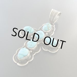 画像: ナバホ族：ターコイズマウンテンペンダント【Orvill White】