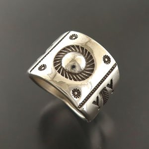 画像: ナバホ族：エンボス＆スタンプリング【Clendon Pete】22号