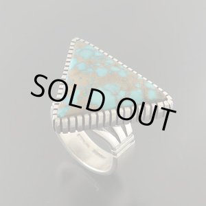 画像: ナバホ族:インディアンマウンテンリング【Craig Agoodie】Size:23号