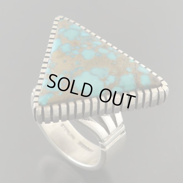 画像2: ナバホ族：インディアンマウンテンリング【Craig Agoodie】Size：23号