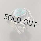 画像: ナバホ族：ターコイズリング【Delbert Gordon】21号