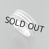 画像: ナバホ族：チゼルワークリング【Leonard Gene】21号