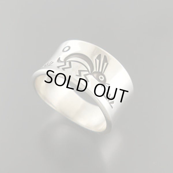 画像1: ナバホ族：ウサギリング：【Norbert Peshlakai】21.5号