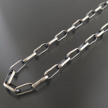 画像2: ナバホ族：プチコンチョ付ハンドメイドシルバーチェーン 45cm