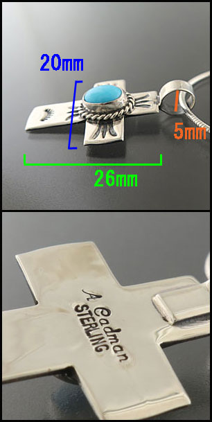 画像: ＮＡＶＡＪＯ族：クロスネックレス　＊チェーン付き
