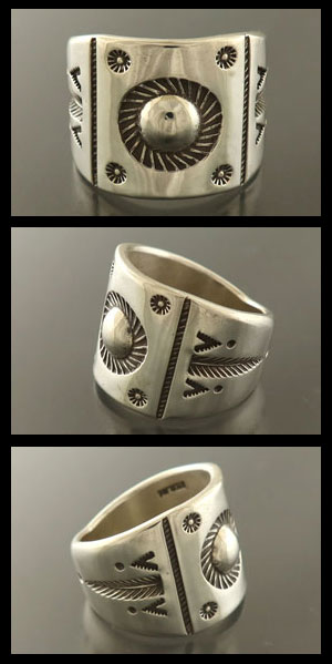 画像: ナバホ族：エンボス＆スタンプリング【Clendon Pete】22号