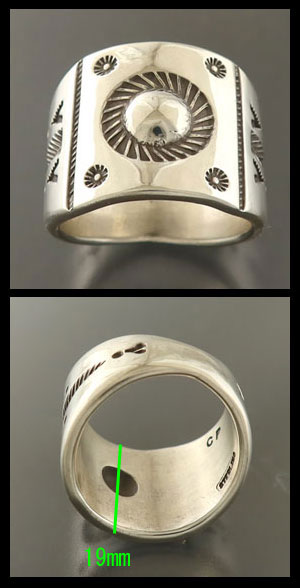 画像: ナバホ族：エンボス＆スタンプリング【Clendon Pete】22号