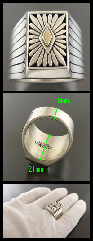 画像: ナバホ族：サンバーストリングwith14K【Howard Nelson】21号