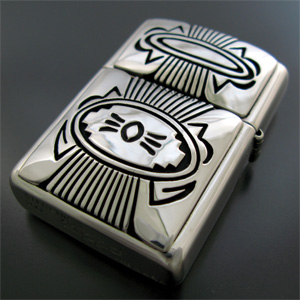 画像1: ナバホ族：オーバーレイZIPPO：【Steven J Begay】